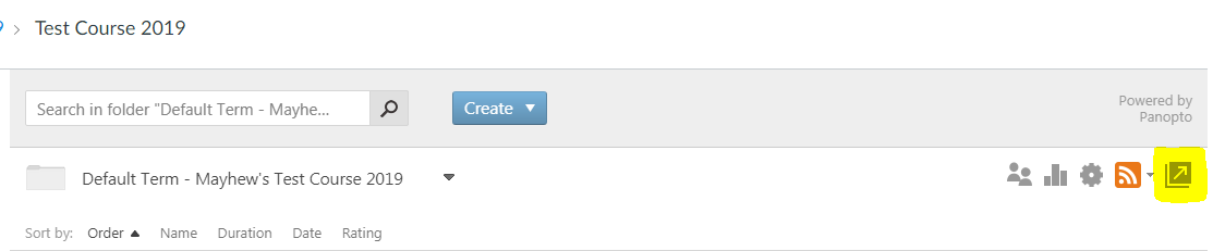 Panopto Tutorial Instructions