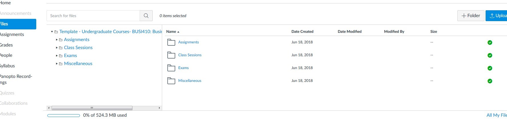 Main Files Page